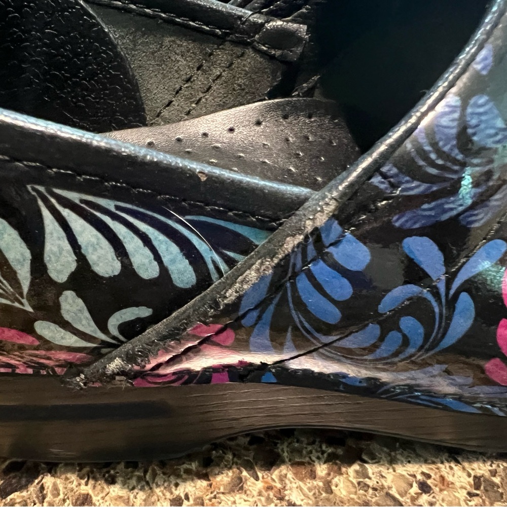 Dansko Clogs Iridescent Multicolored Swirl Design… - image 7